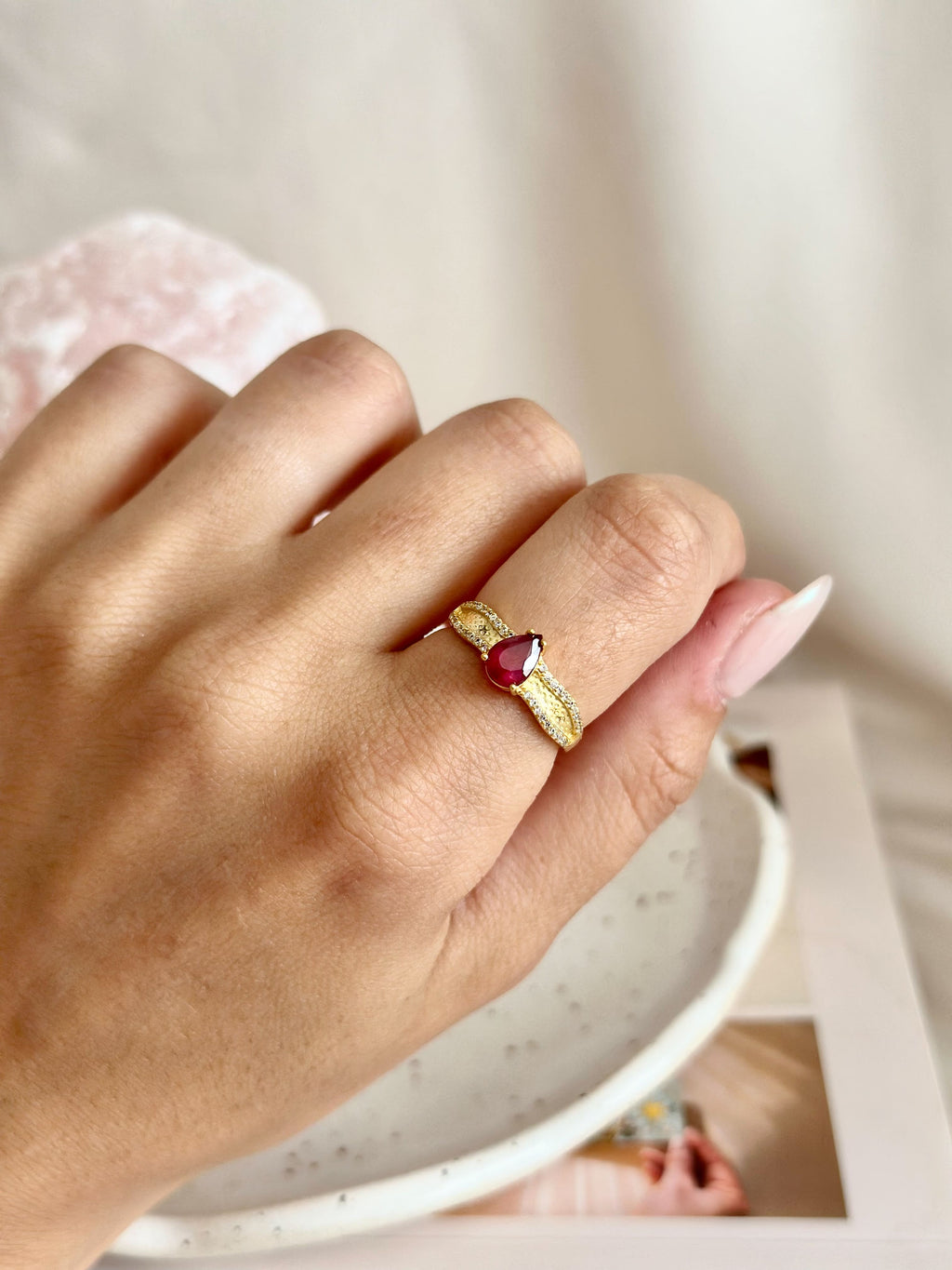 Bague | Esméralda | Rubis