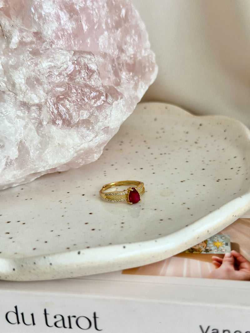 Bague | Esméralda | Rubis