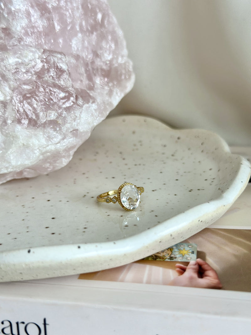 Bague | Éther | Quartz clair