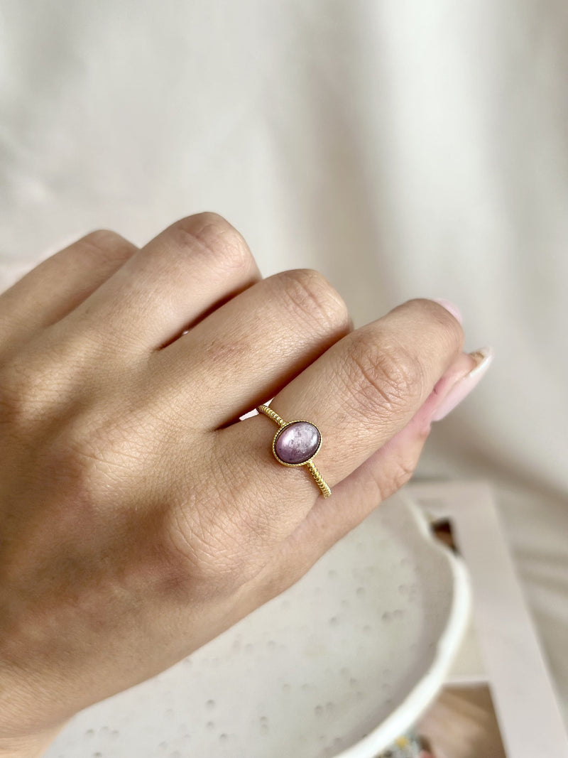 Bague | Amara | Lépidolite