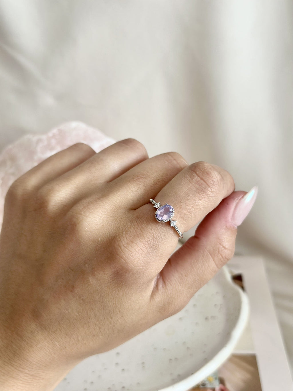 Bague | Astra | Jade lavande