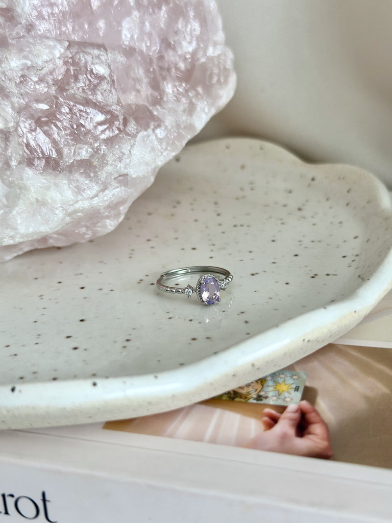 Bague | Astra | Jade lavande