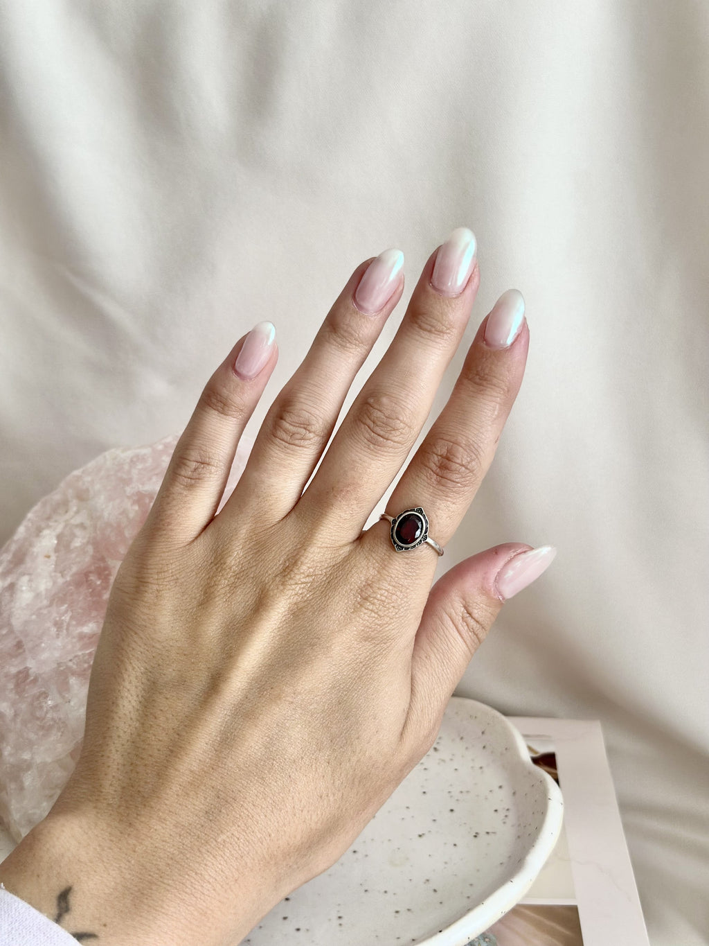 Bague | Morgane | Grenat