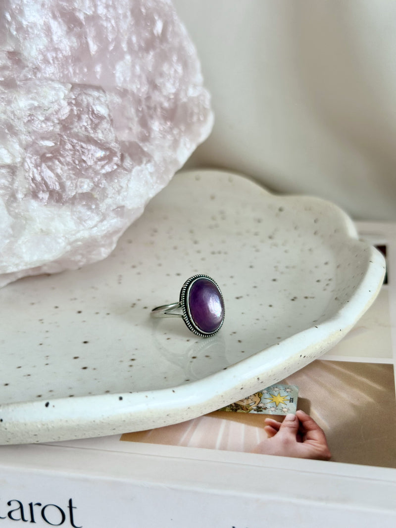 Bague | Alba | Lépidolite mica