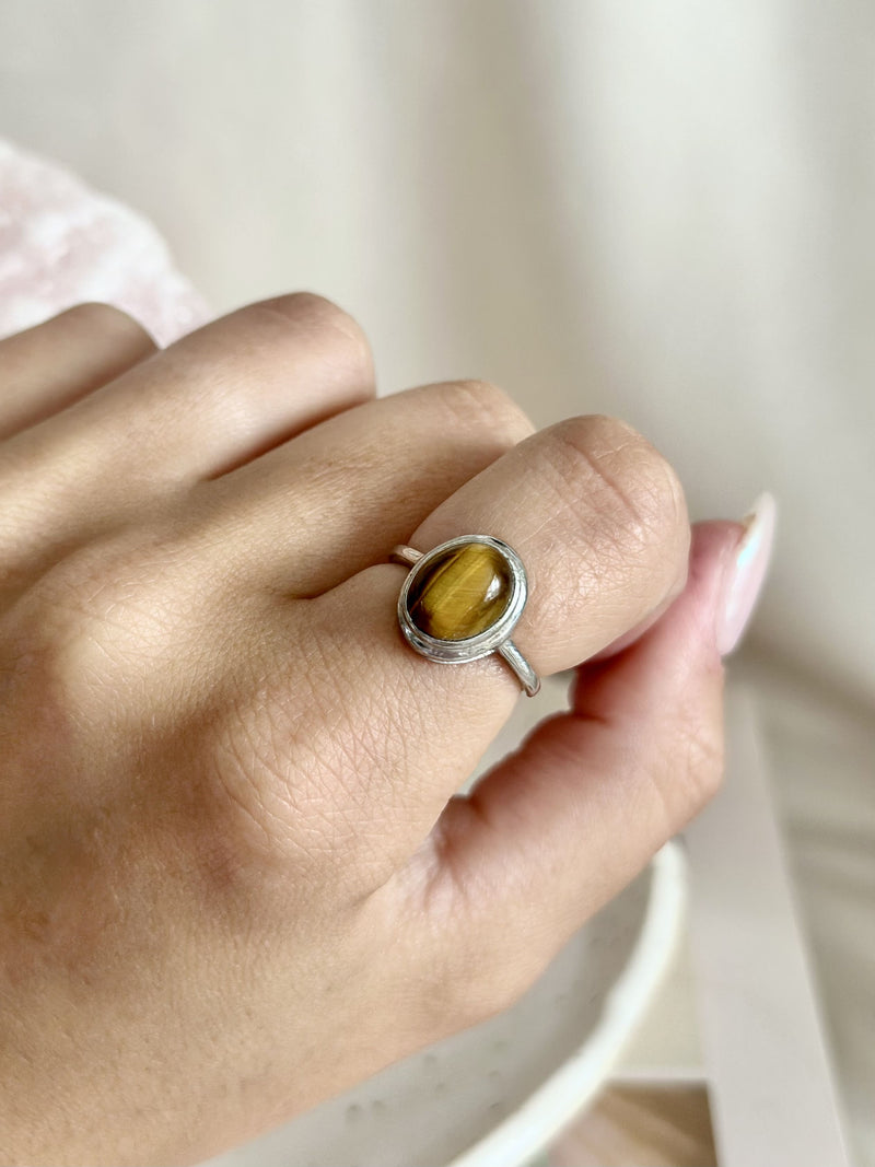Bague | Solarion | œil de tigre