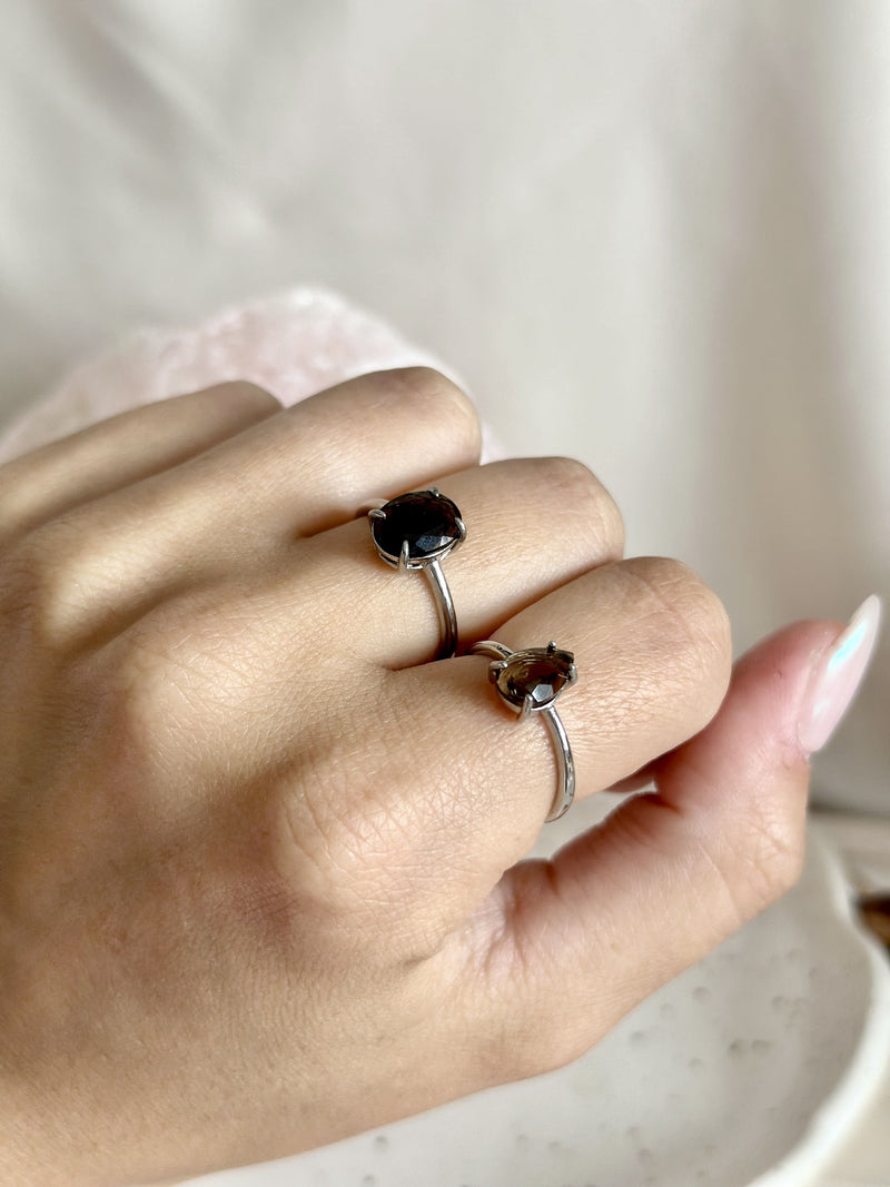 Bague | Noctra | Quartz fumé