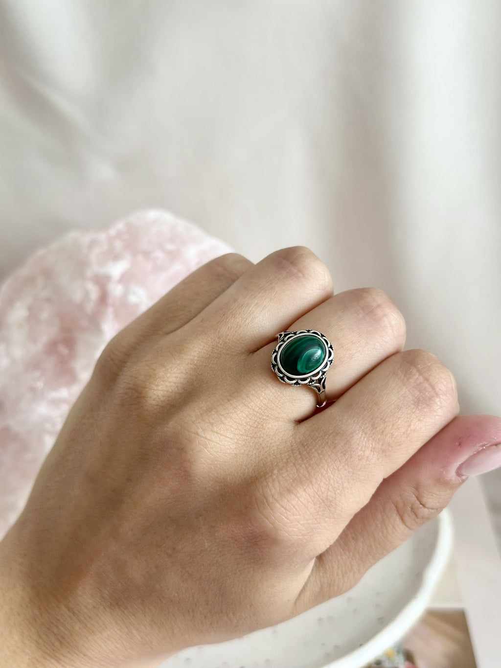 Bague | Verdalia | Malachite