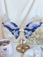Papillon | Agate Fleur Bleue