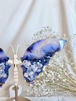 Papillon | Agate Fleur Bleue