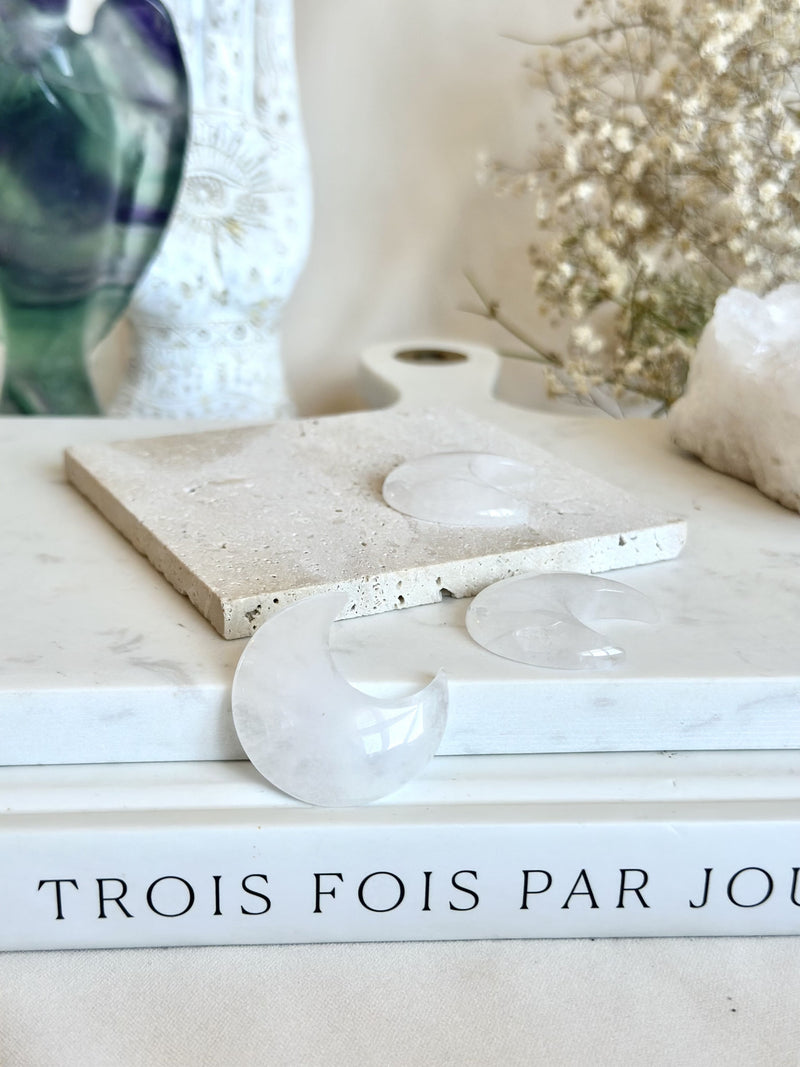 Petite lune | Quartz Clair (base plate)