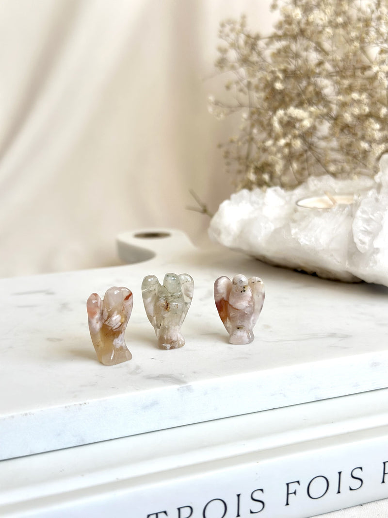Mini anges | Agate fleur