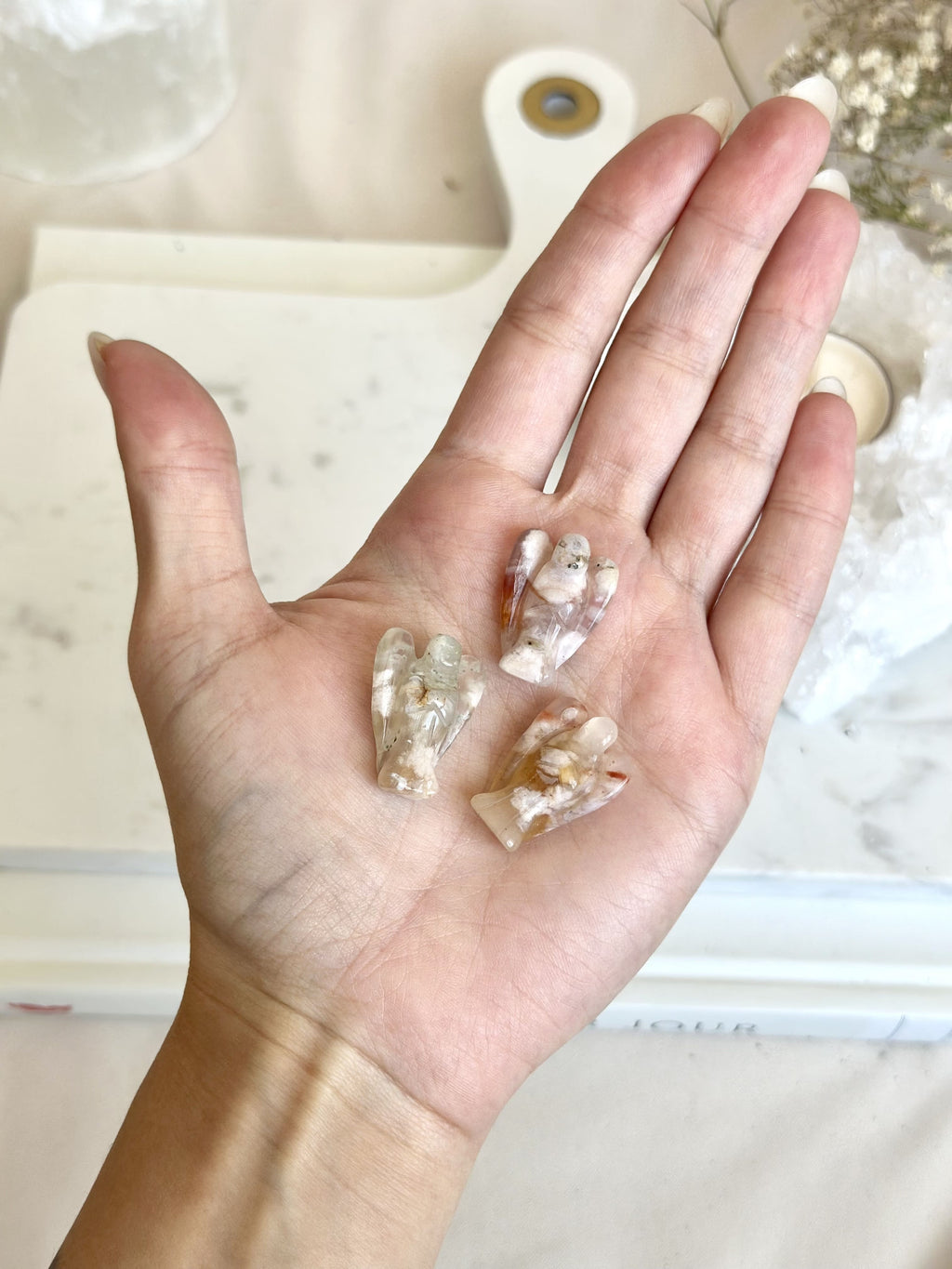 Mini anges | Agate fleur