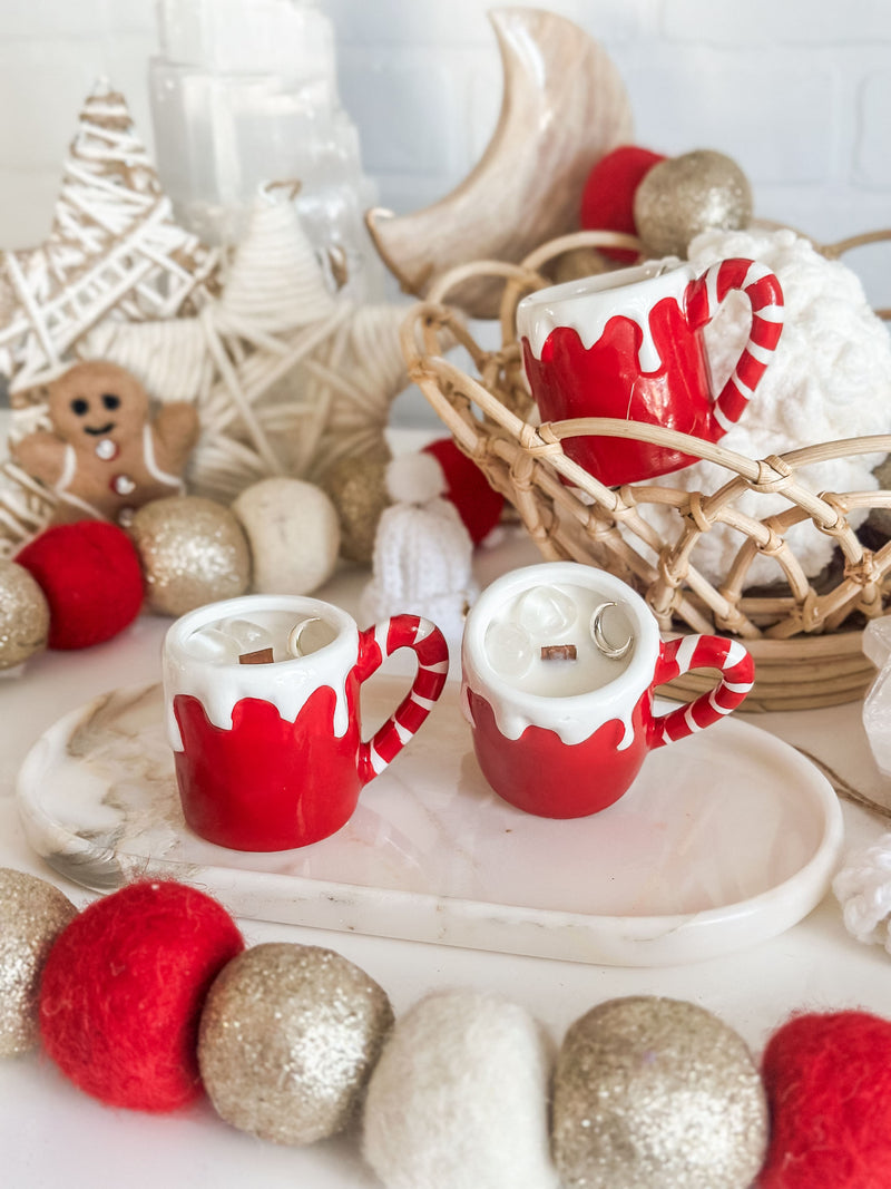 Chandelle | Tasse espresso | Canne enneigée