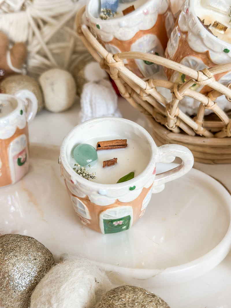 Chandelle | Tasse espresso | Maison pain d’épice aura