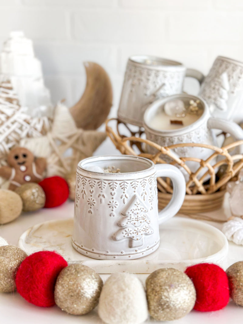 Chandelle | Tasse | Sapin minimaliste