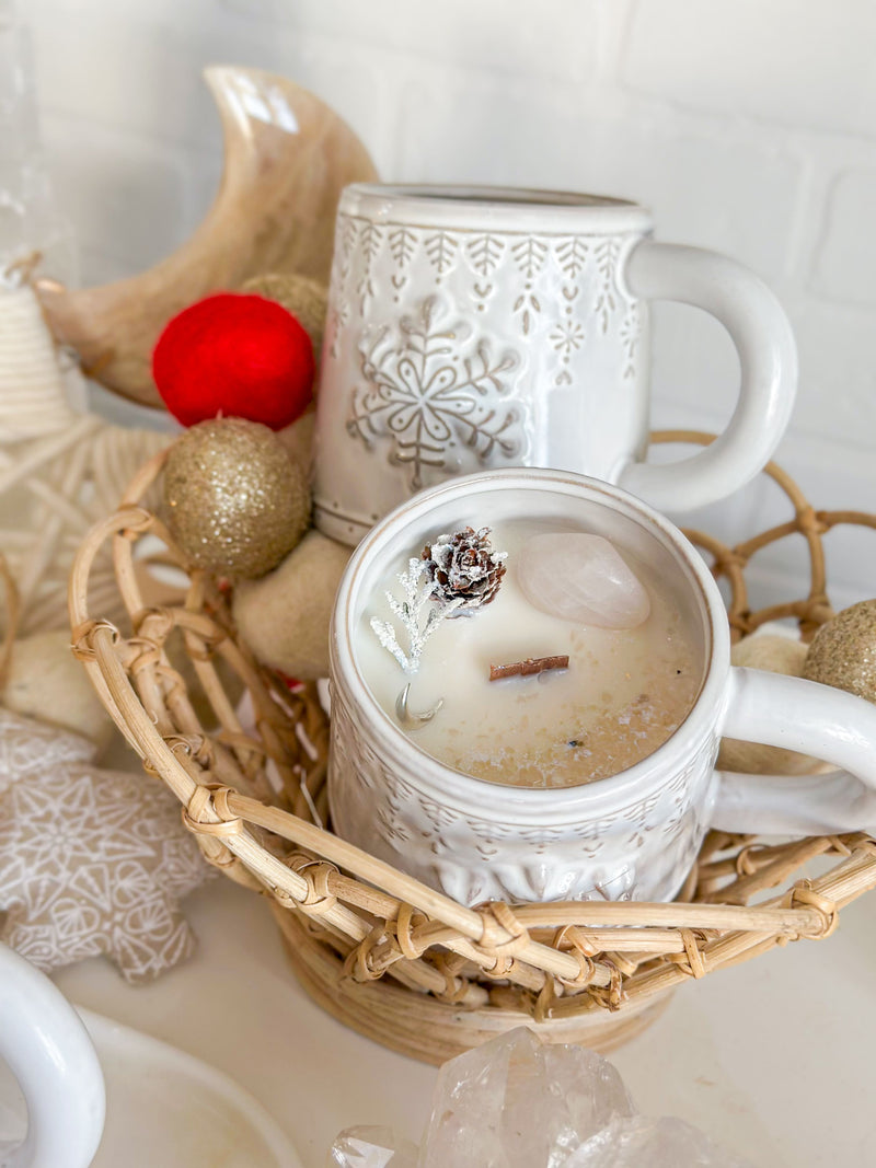 Chandelle | Tasse | Flocon minimaliste