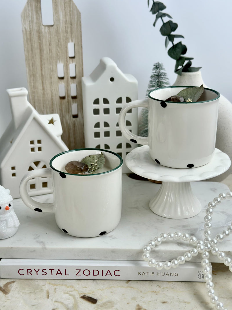 Chandelle | Tasse double espresso | Noël doux