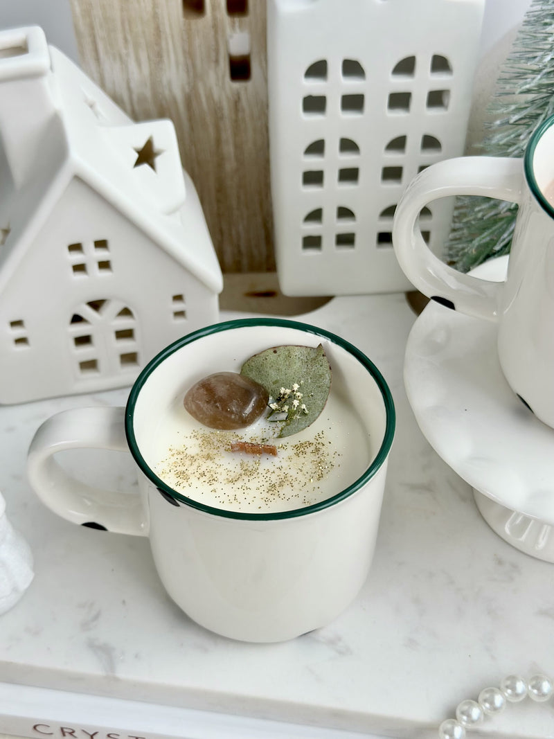 Chandelle | Tasse double espresso | Noël doux