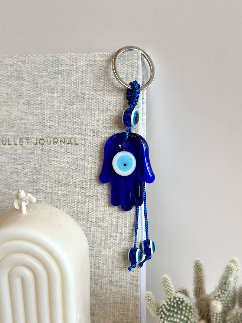 Porte-clé | Main hamsa & œil protecteur
