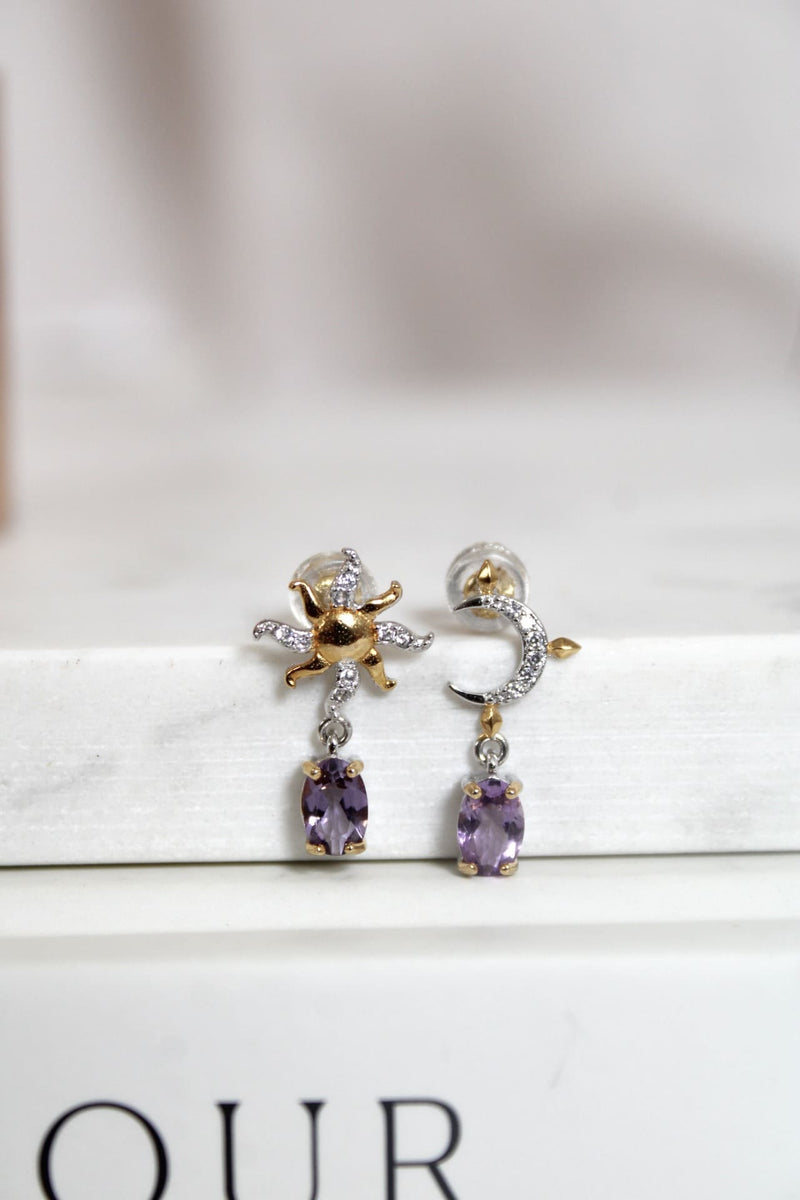 Boucles d'oreilles | Améthyste