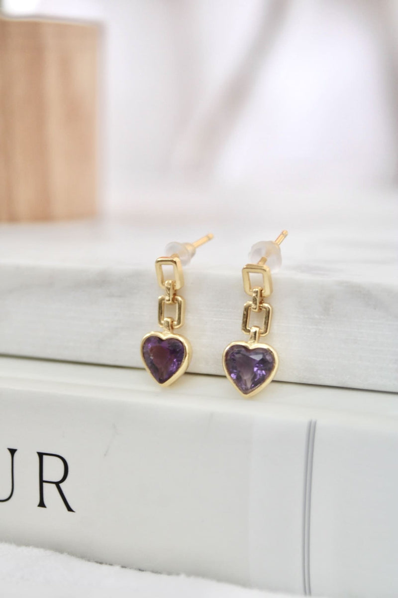 Boucles d'oreilles | Améthyste