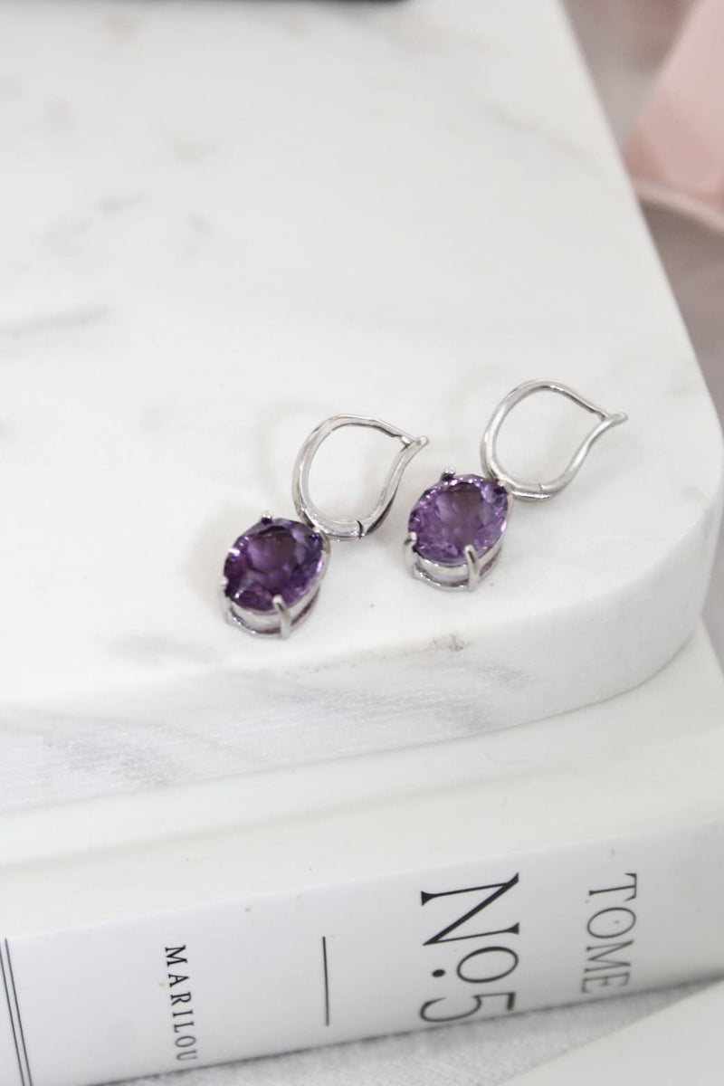 Boucles d'oreilles  | Améthyste