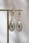 Boucles d'oreilles | Géode agate
