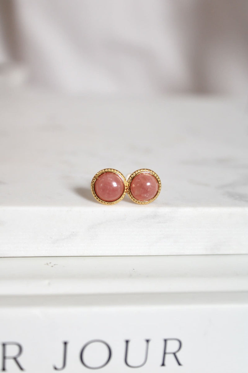 Boucles d'oreilles | Rhodochrosite