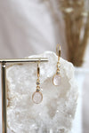 Boucles d'oreilles | Quartz rose
