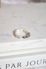 Bague | Élastique | Labradorite