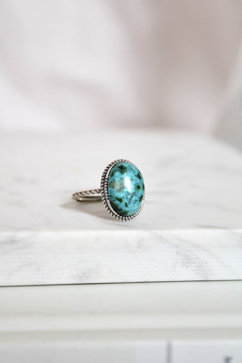 Bague | Argent | Chrysocolle