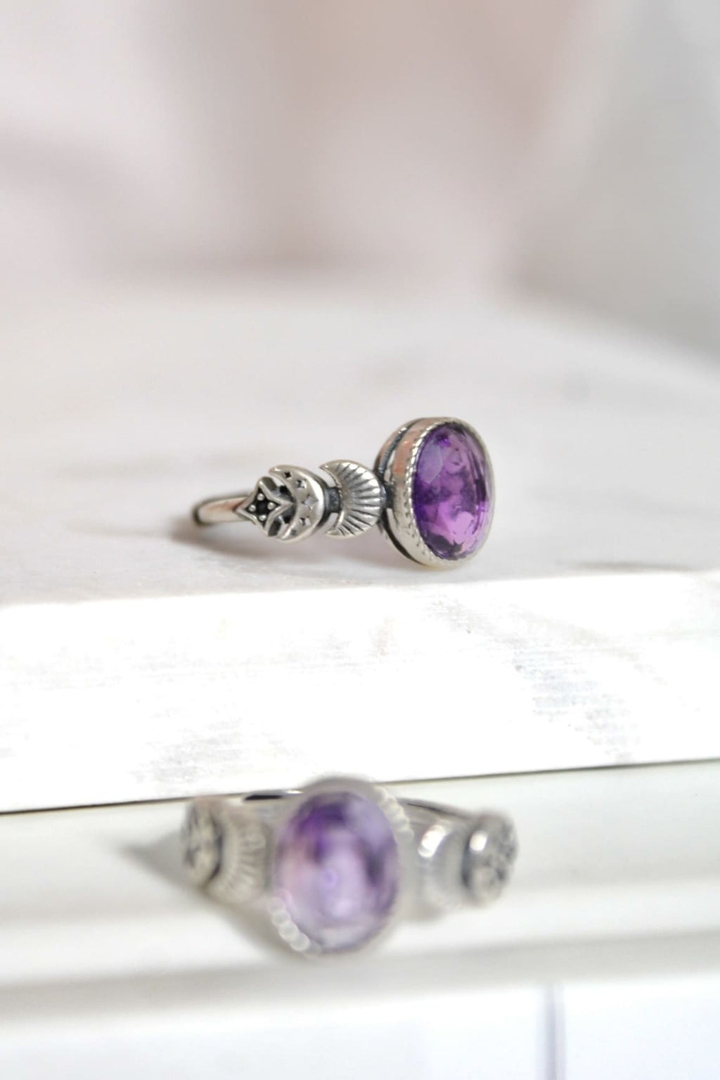 Bague | Phase lunaire | Améthyste