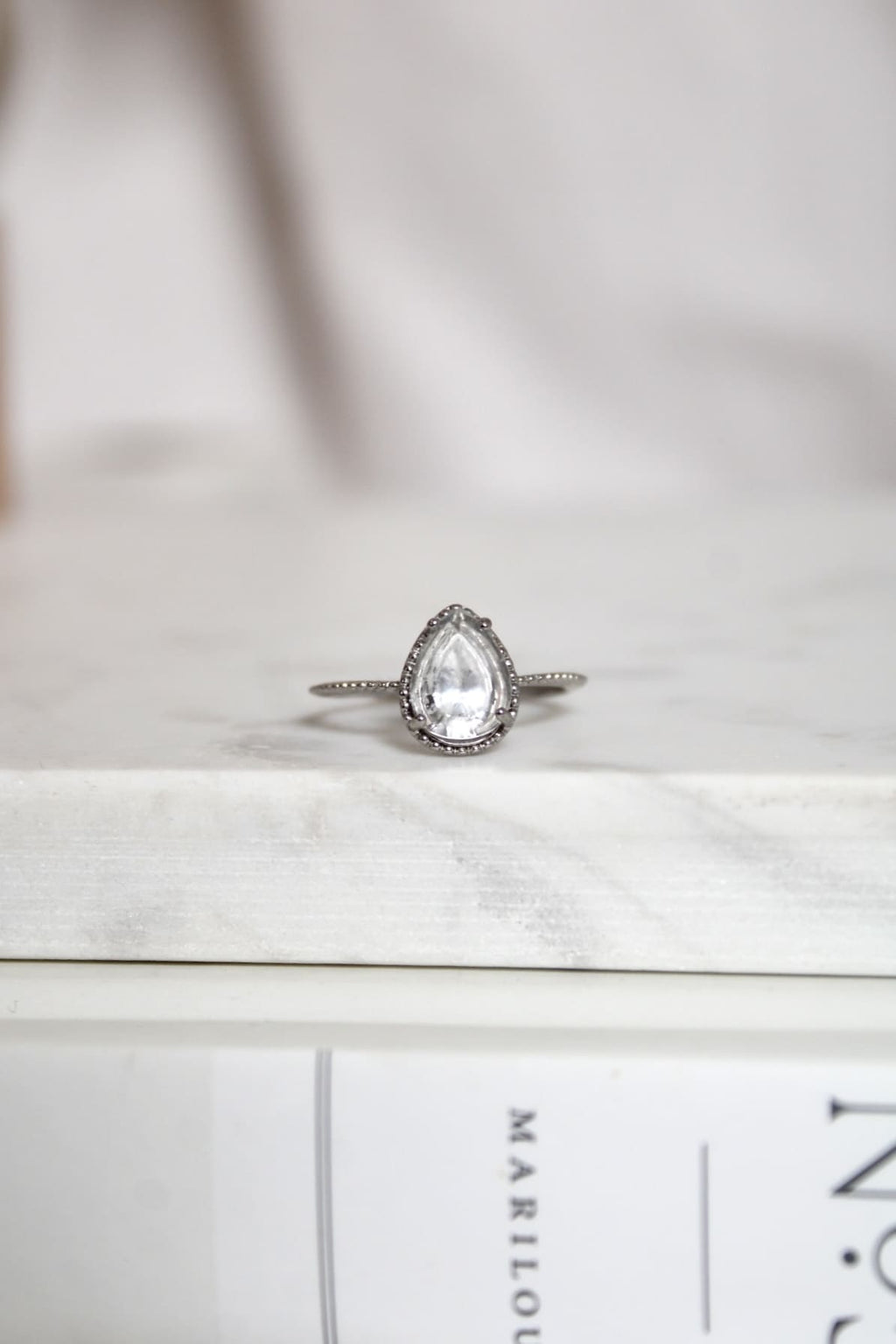 Bague | Argent | Quartz clair