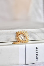 Pendentif | Œil protecteur | Quartz clair
