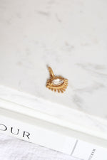 Pendentif | Œil protecteur | Quartz clair