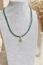 Collier | Malachite | Lune agate