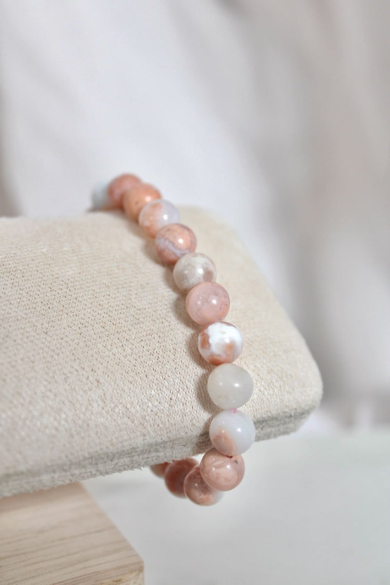 Bracelet | Agate Cotton Candy | 8mm