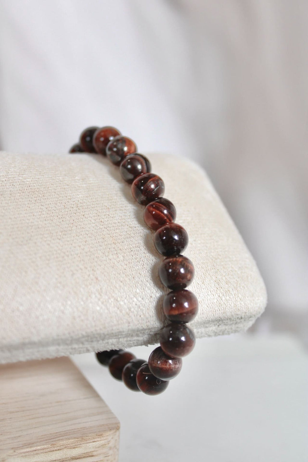 Bracelet | Œil de tigre rouge