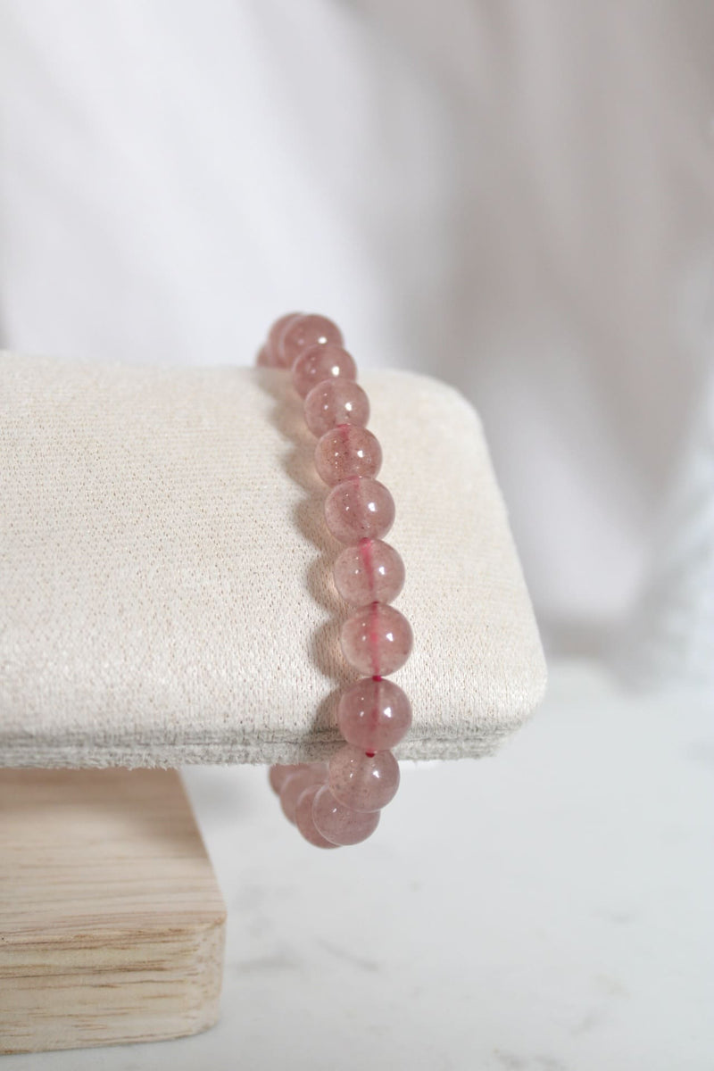 Bracelet | Quartz fraise