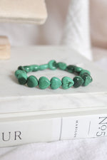 Bracelet | Malachite | Cœur
