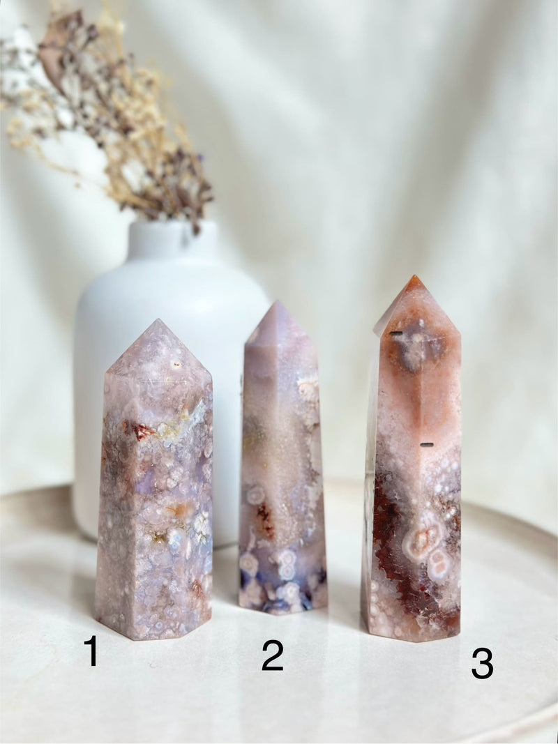 Tour | Agate Fleur Bleue