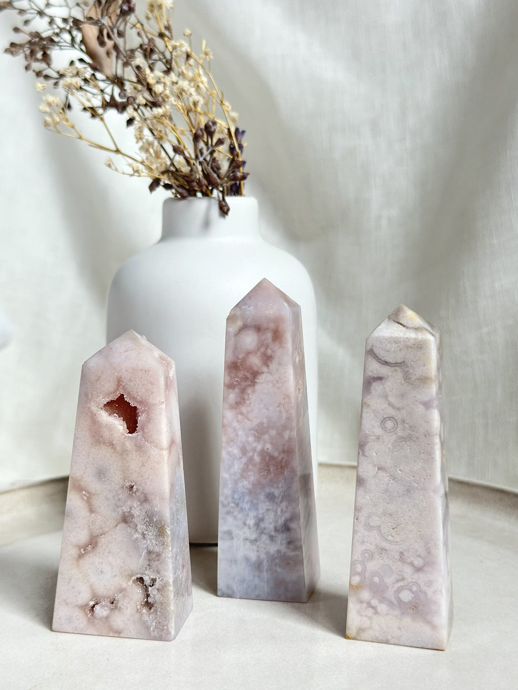 Tour | Agate fleur x Améthyste rose