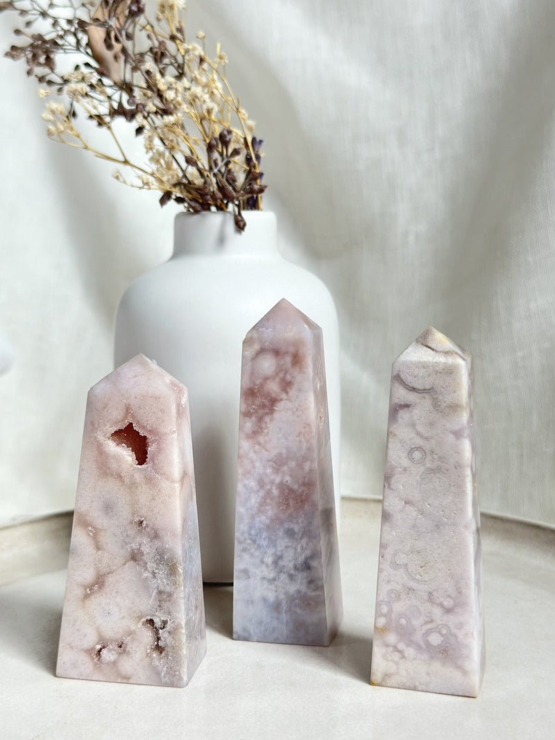 Tour | Agate fleur x Améthyste rose