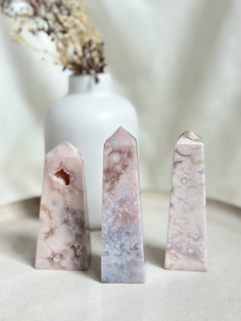 Tour | Agate fleur x Améthyste rose