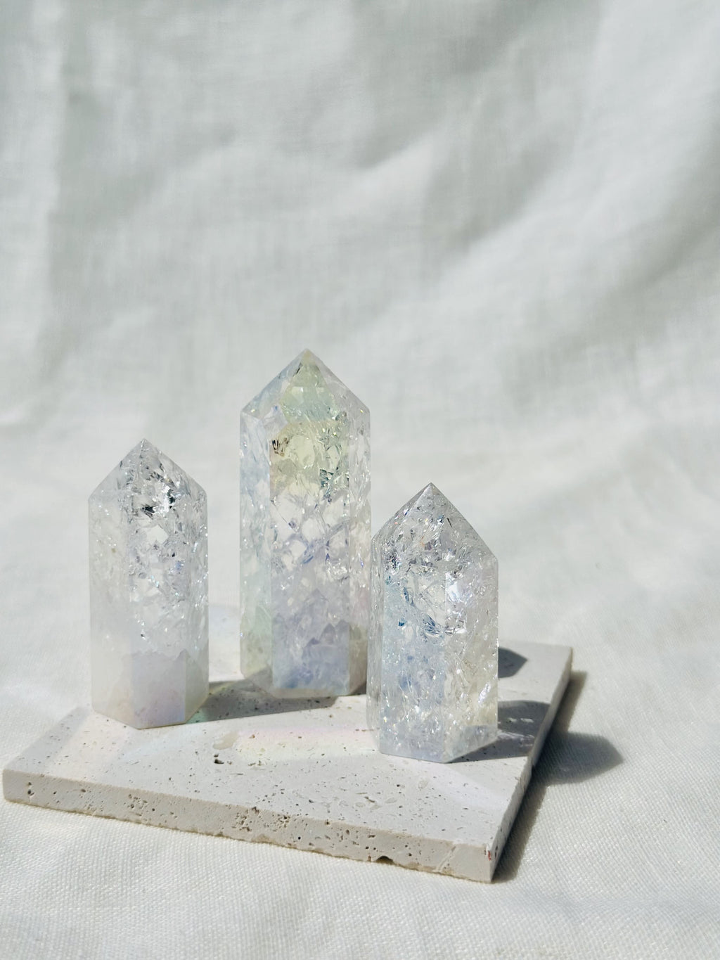 Tour | Quartz craquelé aura