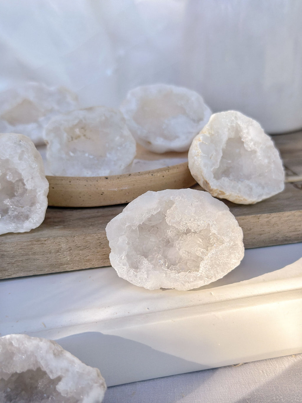 Géode | Agate blanche