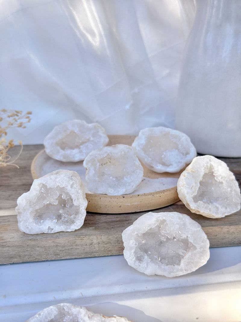 Géode | Agate blanche
