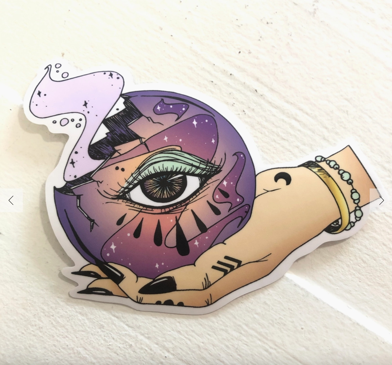 Autocollant | Boule de cristal – Moonchild Cosmétique, image size:1320x1228